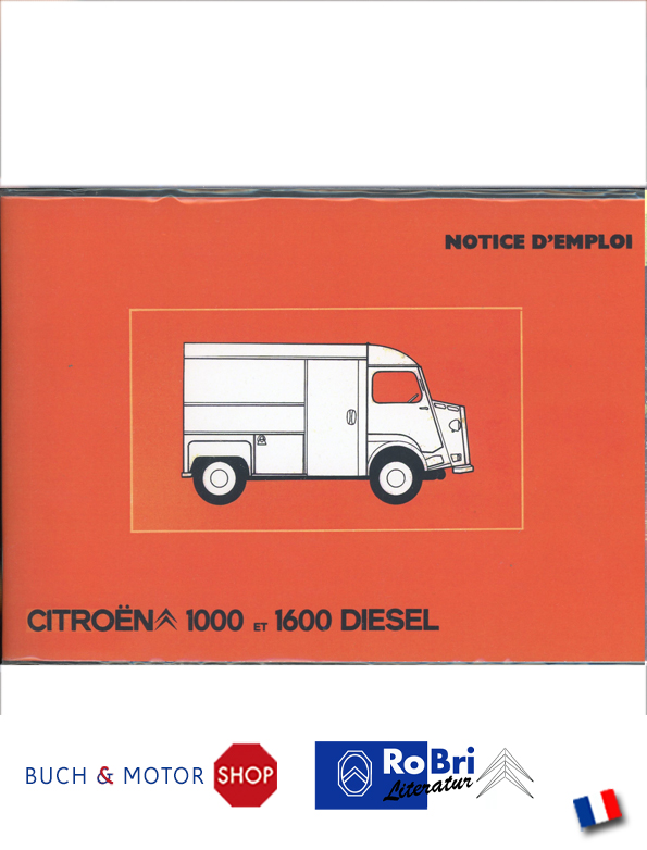 Citroën H Notice d'emploi 1981 Diesel